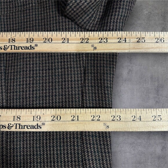 $398 RALPH LAUREN Mens Blazer Sport Coat Two Button Jacket 46L WOOL Brown Suits - Picture 12 of 14